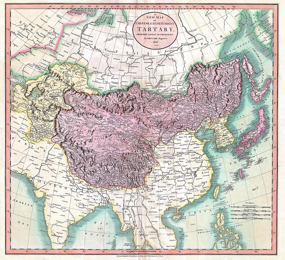 1570 Ortelius map showing the vast territory of Tartaria across Eurasia