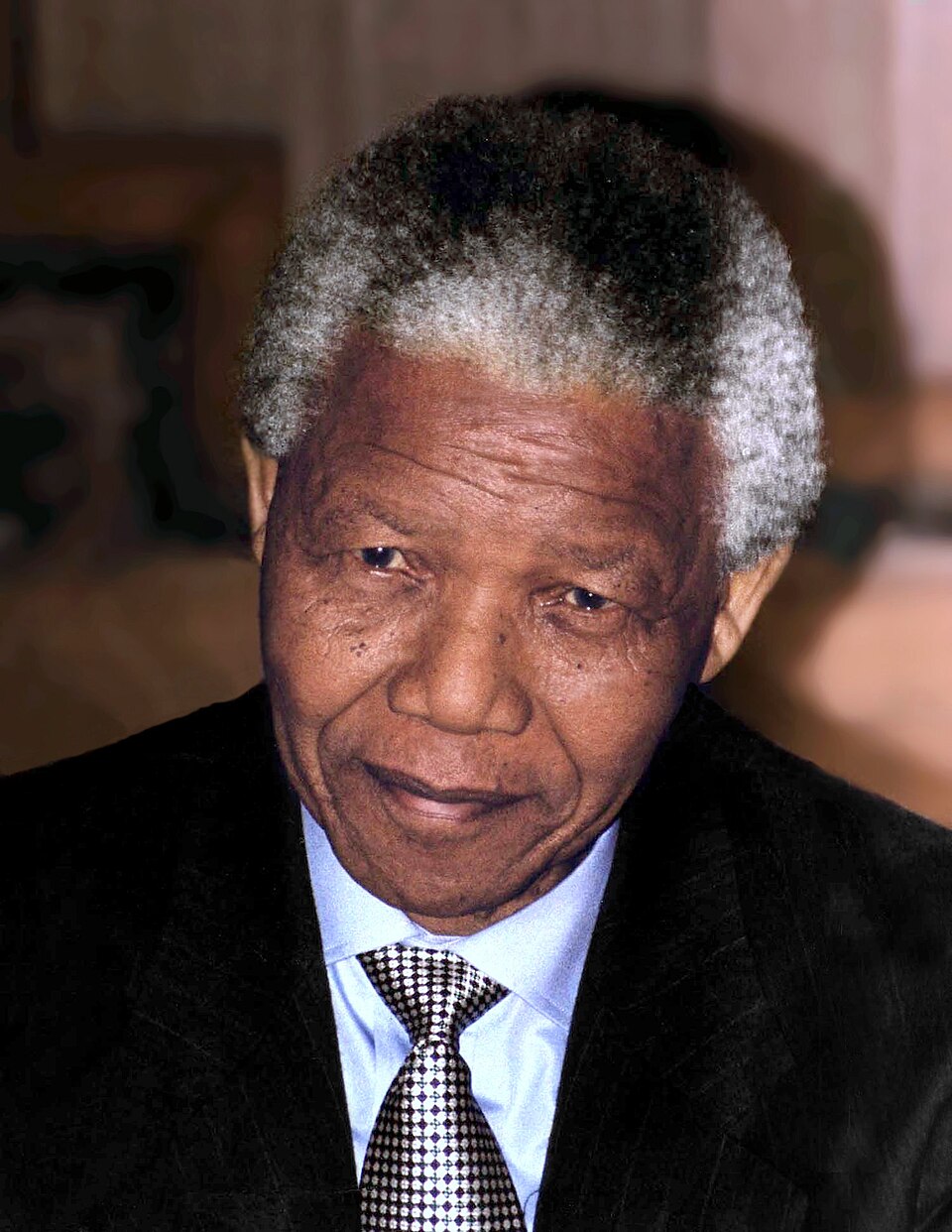 Nelson Mandela, 1994, at the inauguration ceremony