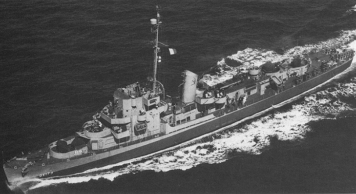 USS Eldridge (DE-173), US Navy destroyer escort, 1944
